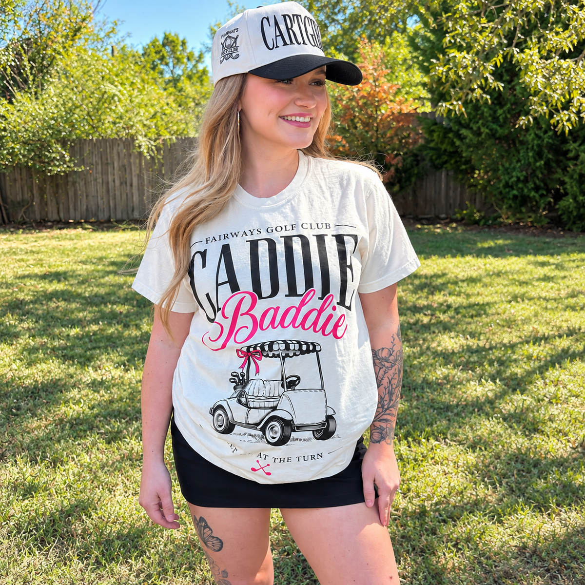 Caddie Baddie Tee