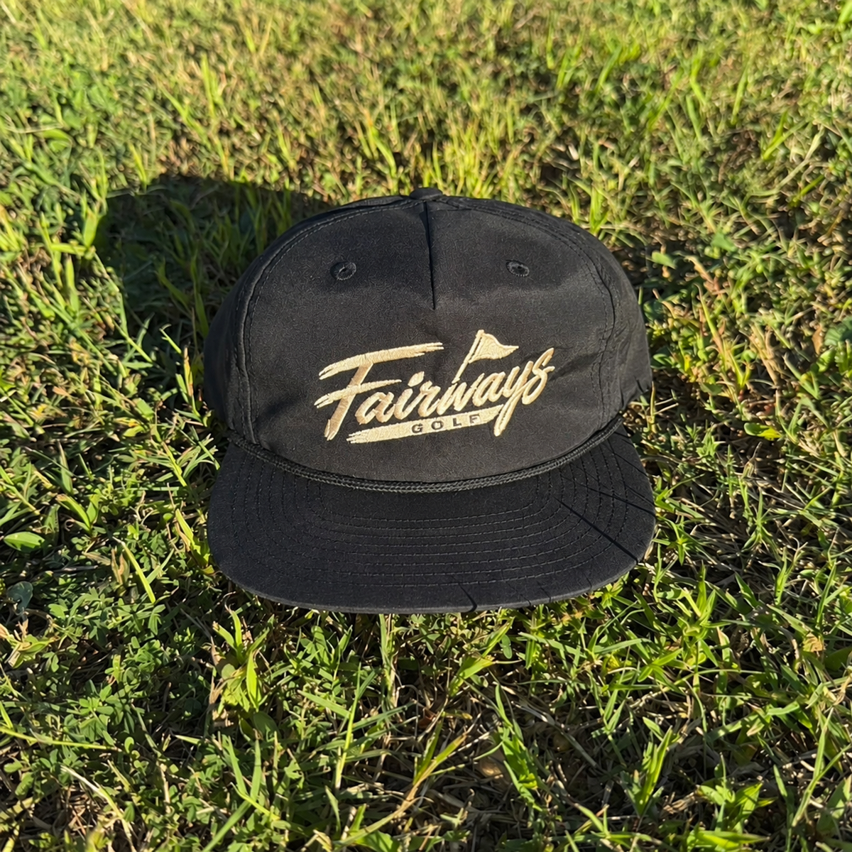 Black Rope Cap